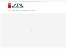Tablet Screenshot of latal.com.br